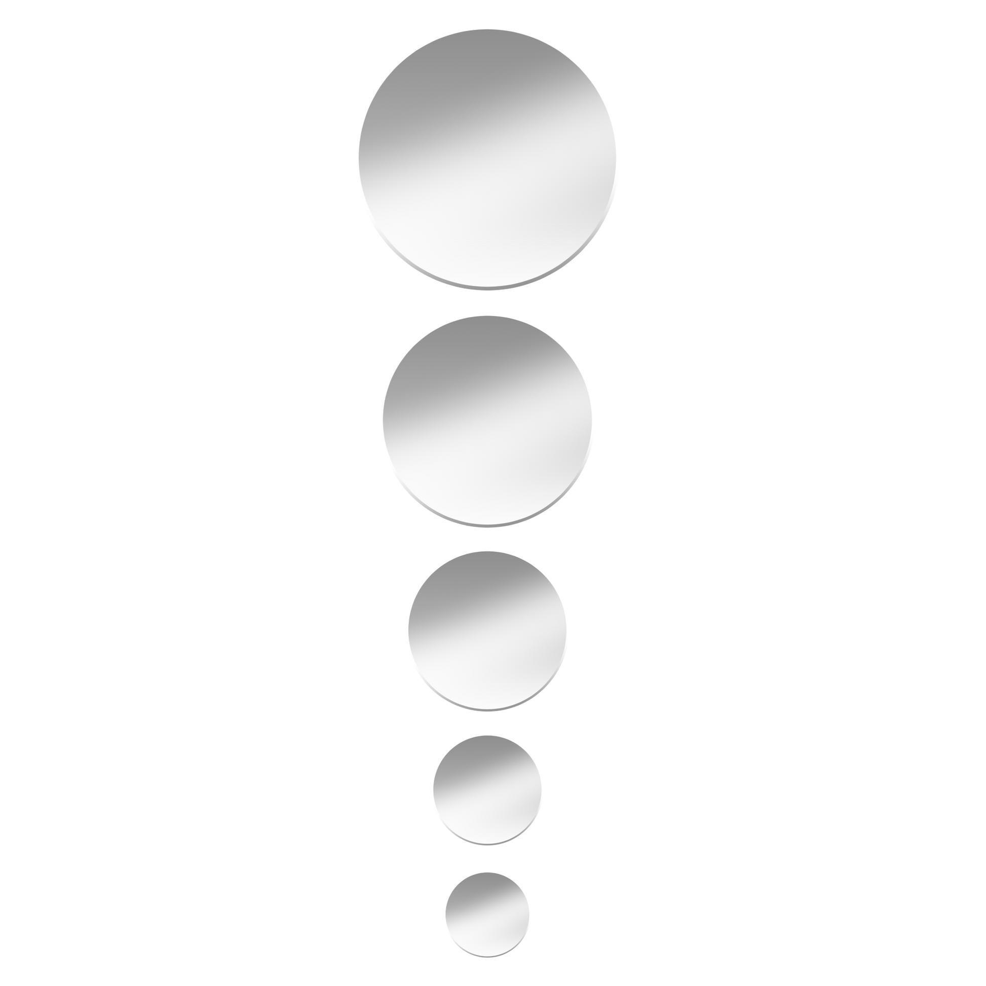 Bubbly Mirror Set