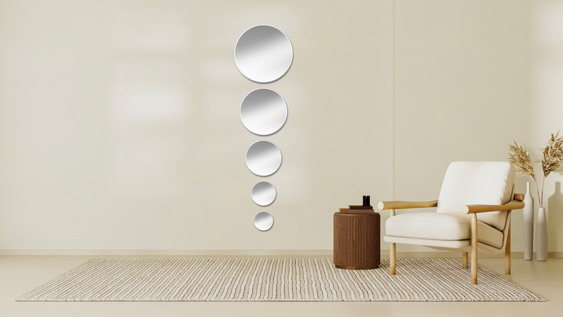 Bubbly Mirror Set